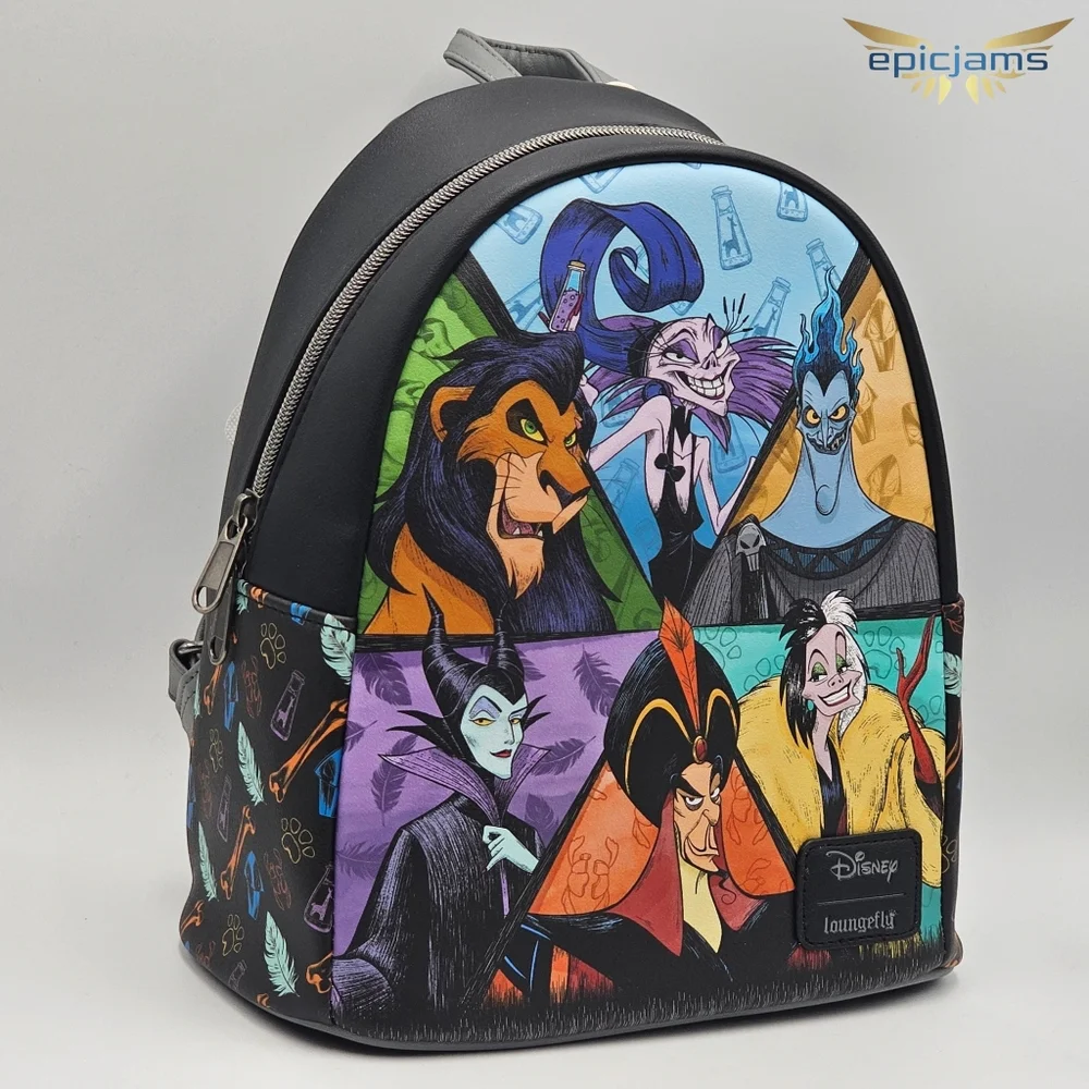 Loungefly Disney Villains Group Mini Backpack